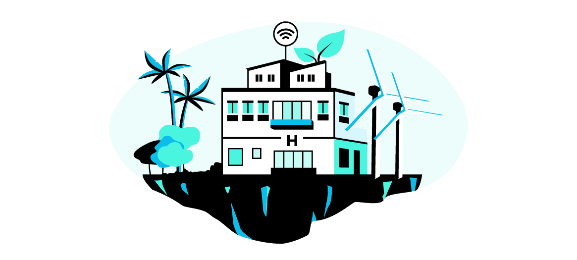 Mejorar el WiFi de tu hotel te ayuda a ser más sostenible.