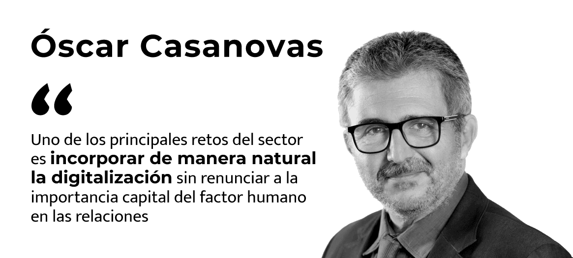 Òscar Casanovas (CETT-UB): «Uno de los principales retos del sector es incorporar de manera natural la digitalización sin renunciar a la importancia capital del factor humano en las relaciones”.