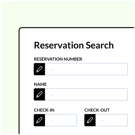 Flexible booking search options
