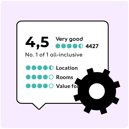 Automated review flow boosting online visibility