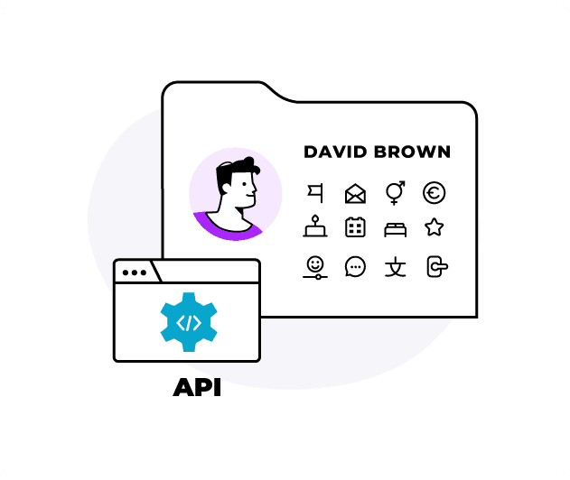 Perfil de huésped con sus datos accesibles a través de la API