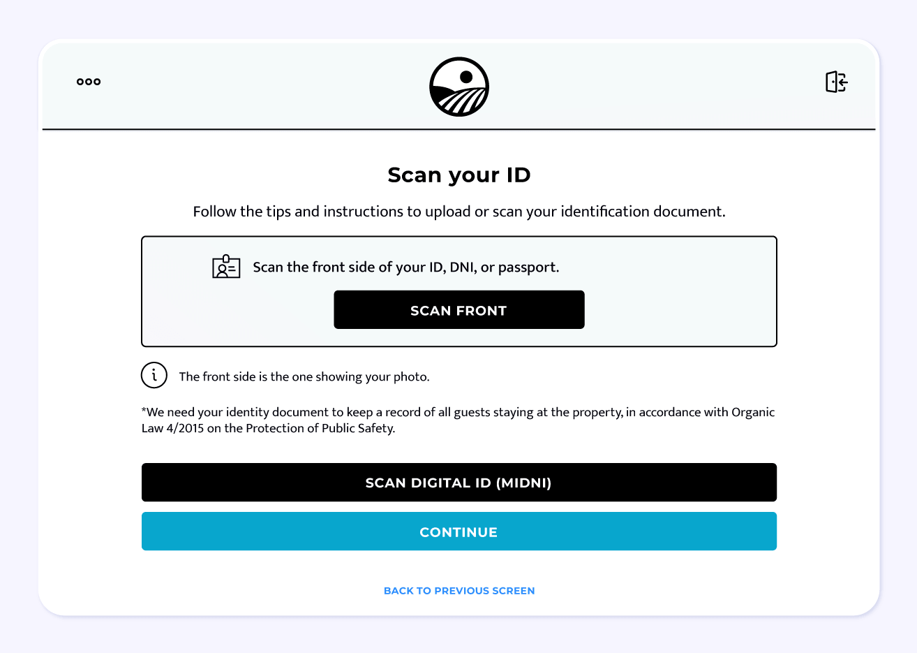 A new way to identify yourself during check-in