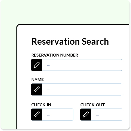 Flexible booking search options