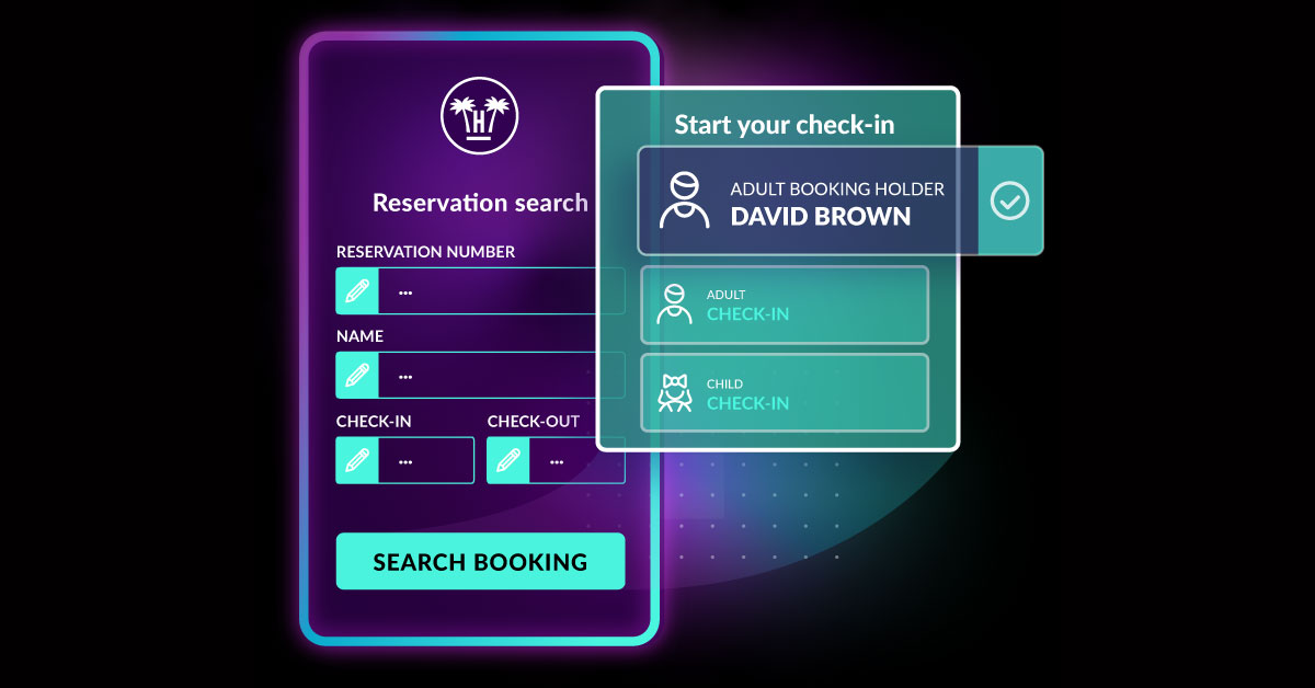 Computerrised Check In DeskForce | Hybrid Digital Check-in