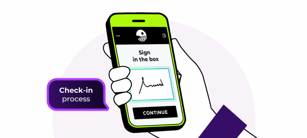 Hotel online check-in