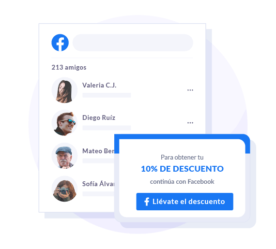 Capta nuevos clientes mediante Facebook