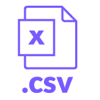 Datos exportables en formato Excel o CSV