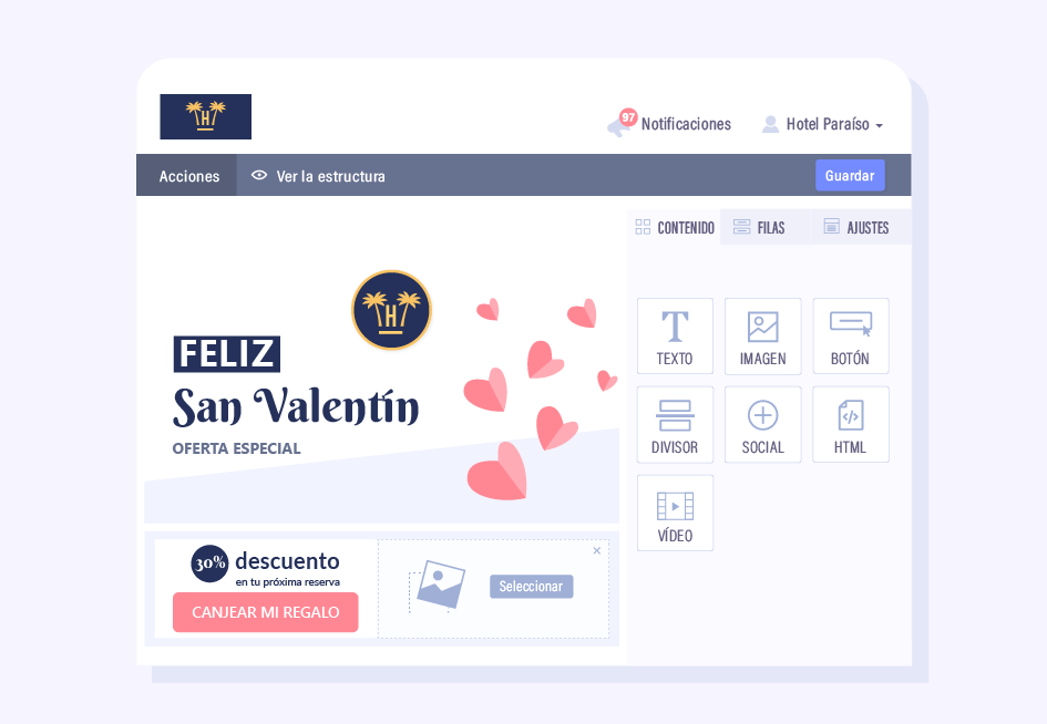 Newsletters específicos y personalizados