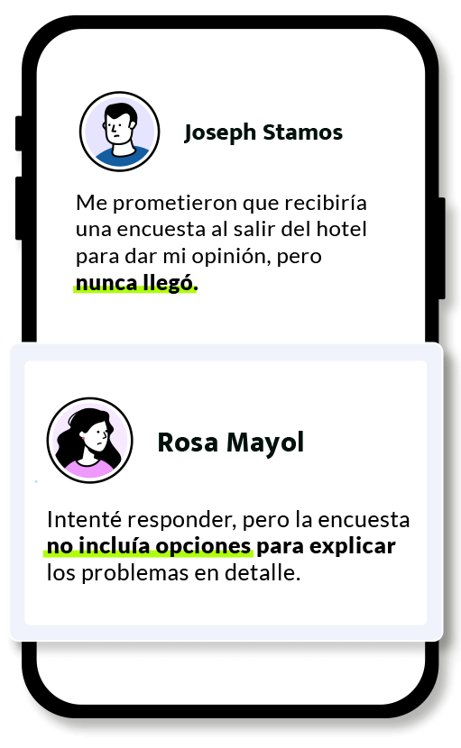 Encuestas de satisfacción personalizadas
