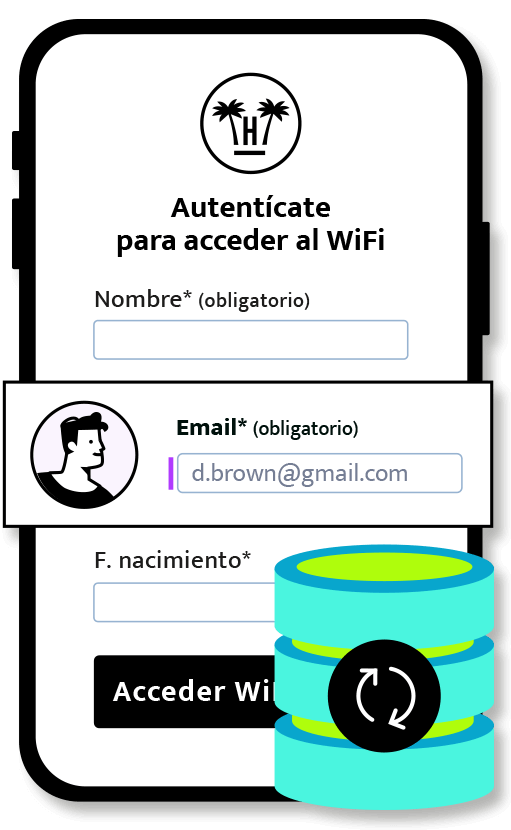 Inicio sesión WiFi