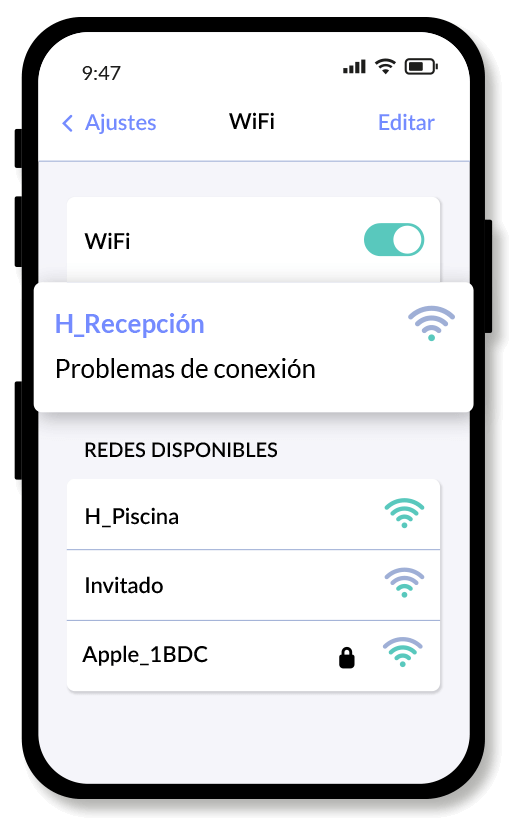 Automatización red hotelera