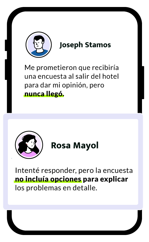 Encuestas de satisfacción personalizadas