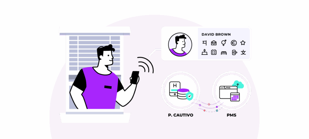 Cómo integrar el portal cautivo con el PMS y mejorar la experiencia del huésped