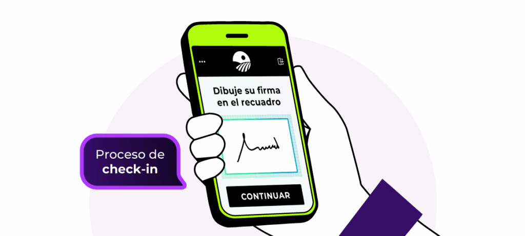 Check-in online en hoteles